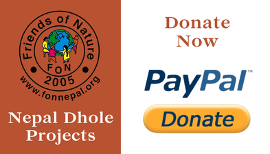 Donate button for dhole working group 